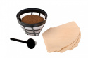 Przelewowy ekspres do kawy YOER Burrio CMG01BK z żarnowym młynkiem