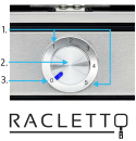 Grill elektryczny raclette YOER Racletto ERG04S