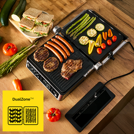 DualZone Technology w grillu elektrycznym Yoer