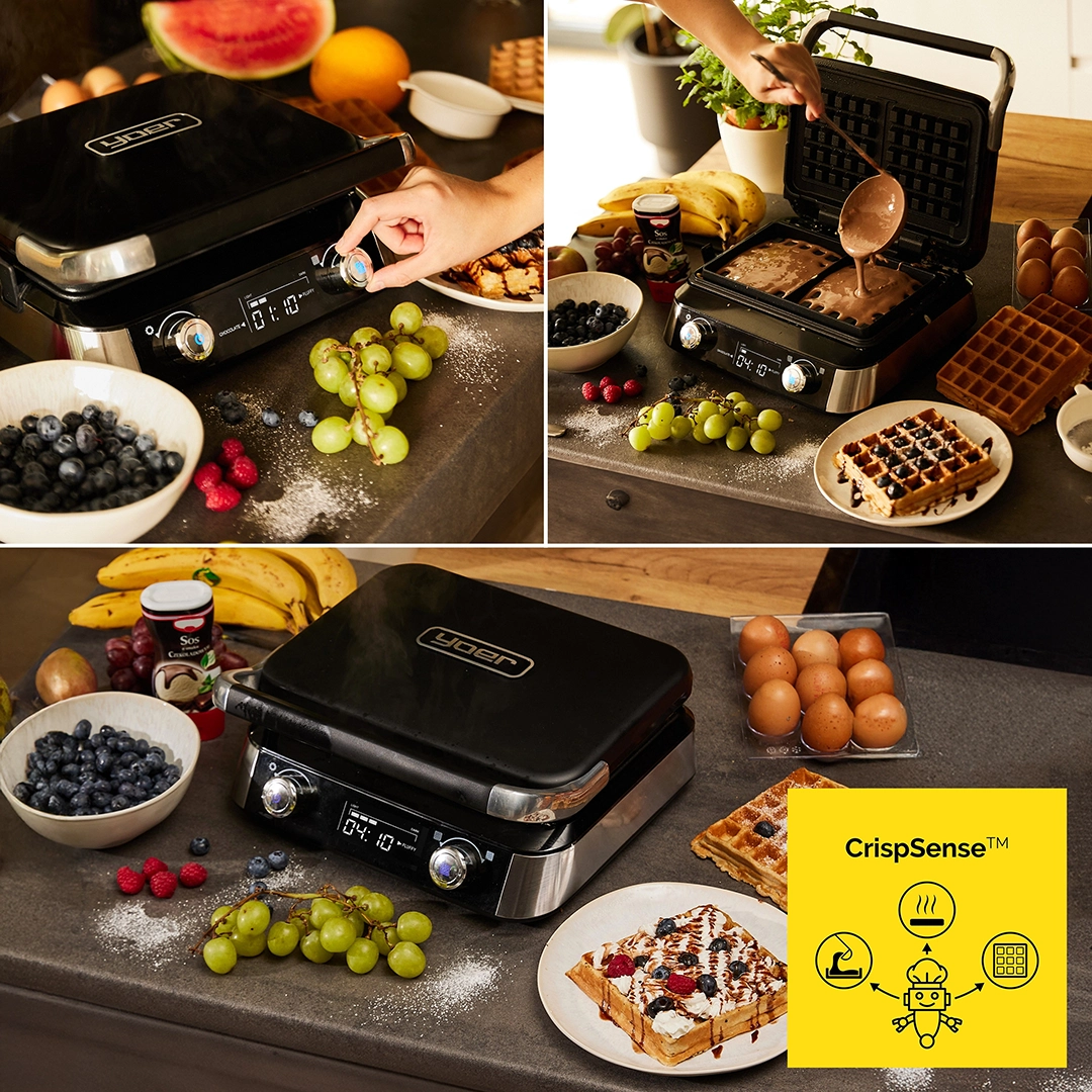 technologia crispsense w gofrownicach Yoer