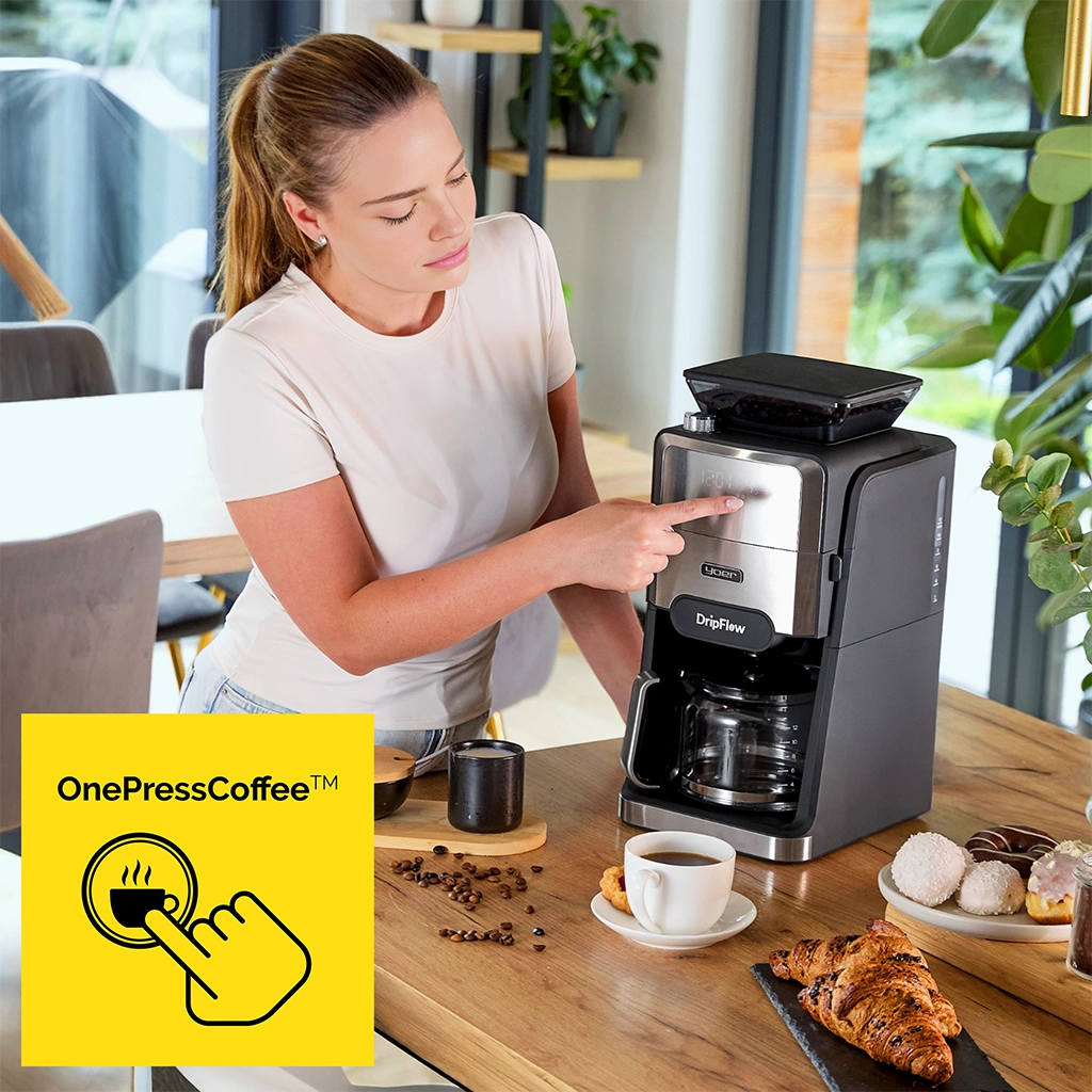 system OnePressCoffee w ekspresach przelewowych Yoer