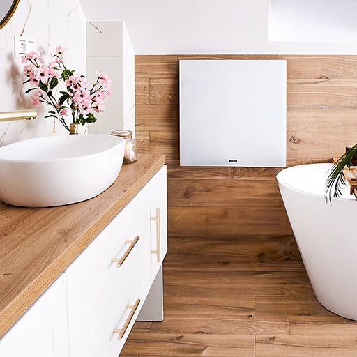 grzejnik na podczerwień yoer quadro do łazienki