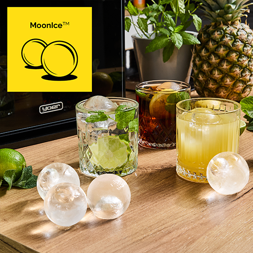 kostkarka do lodu yoer moonice czarna