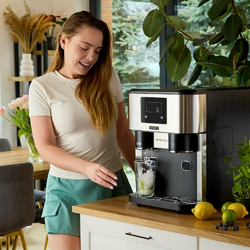 kostkarka do lodu yoer icebreaker z kruszarką