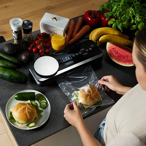 zgrzewarka do żywności yoer freshfood z regulacją poziomu próżni