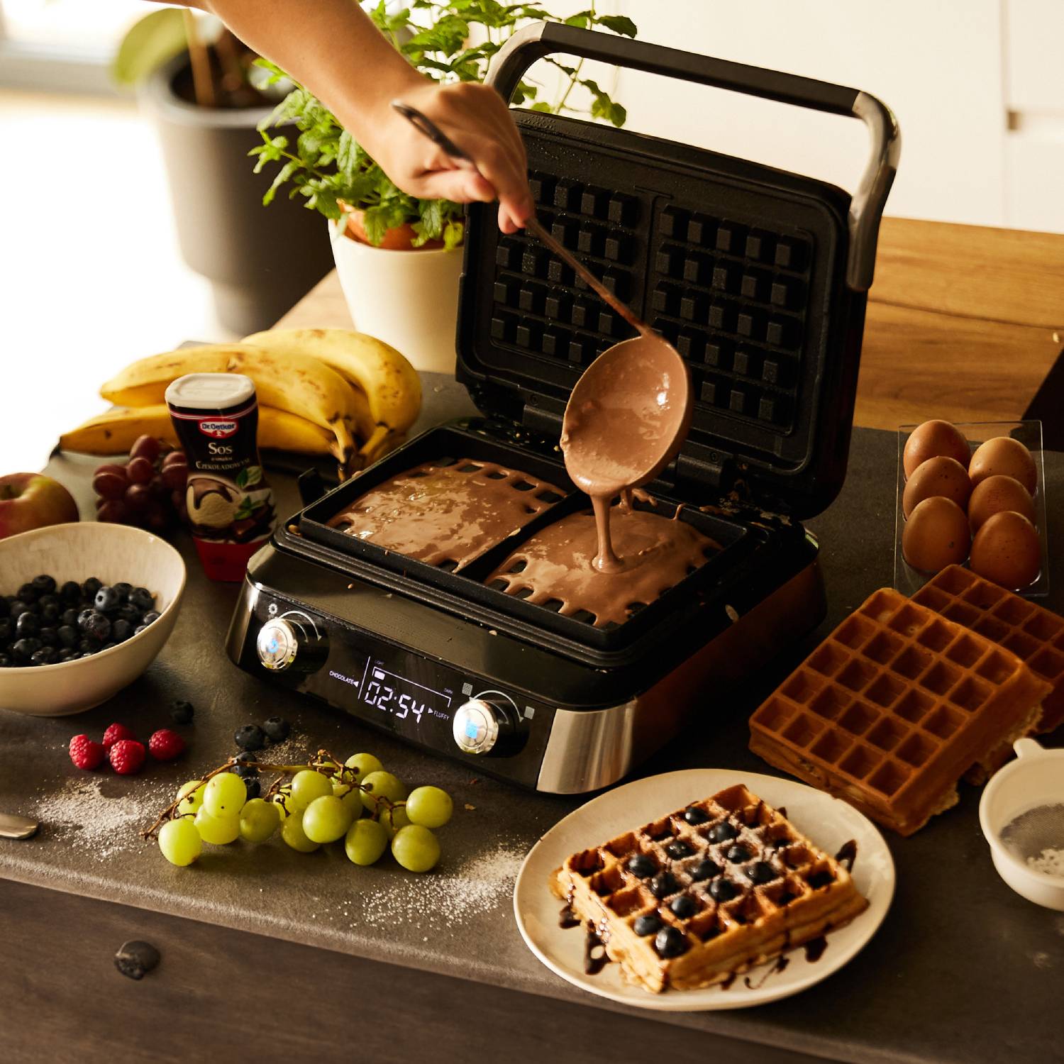 prezent na dzień mamy gofrownica
<p style=