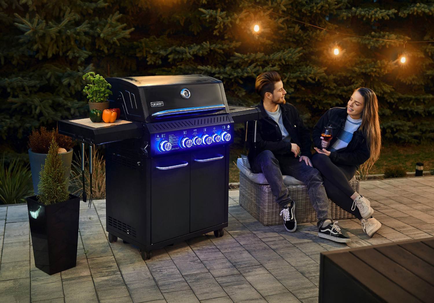 mieso-szaszlyki-pomidory-warzywa-grill-gazowy