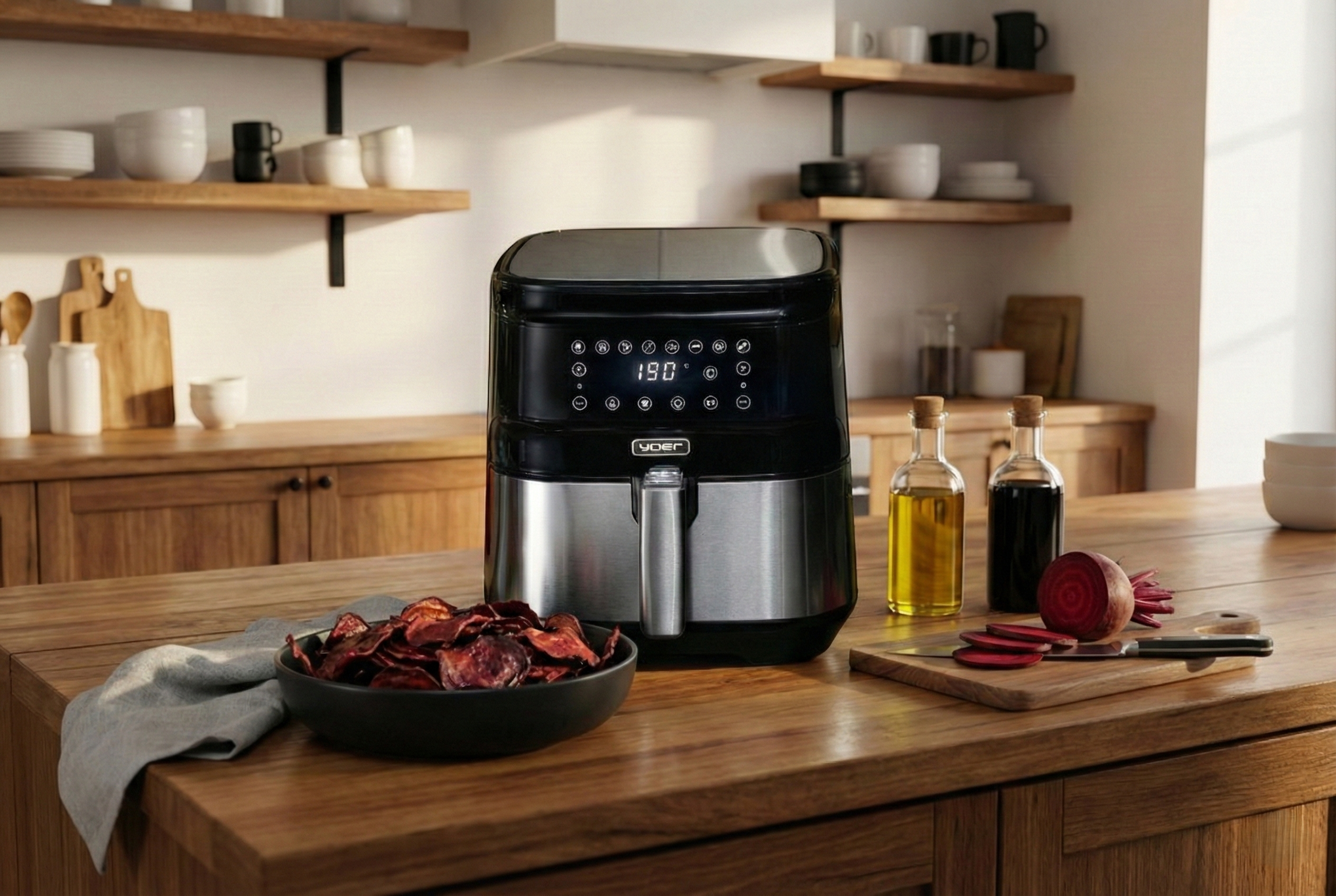  chipsy buraczane z air fryera