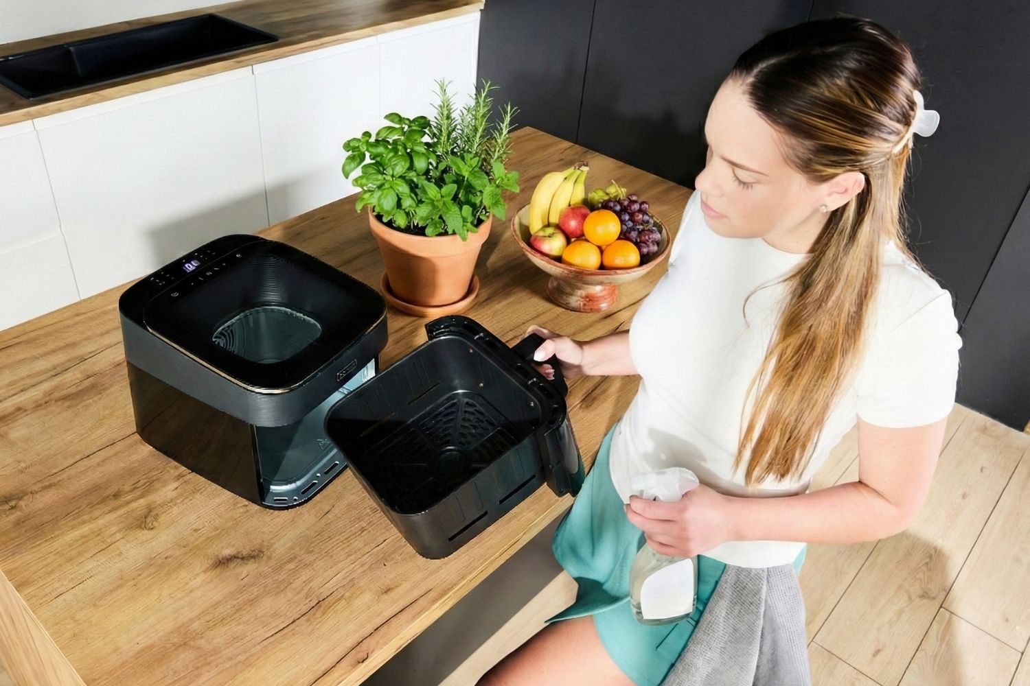  air fryer powloka nieprzywierajaca