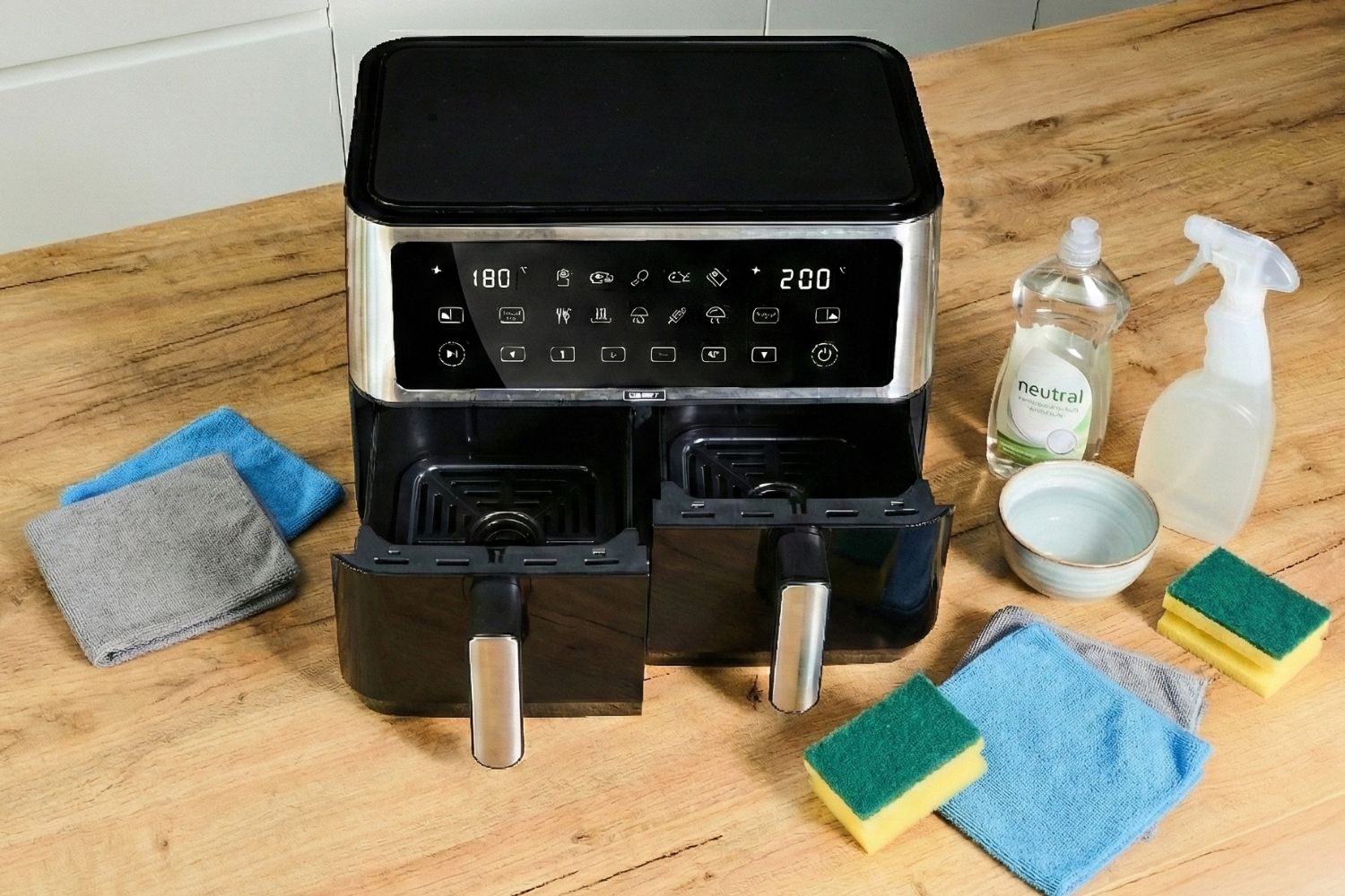  czym czyscic air fryer