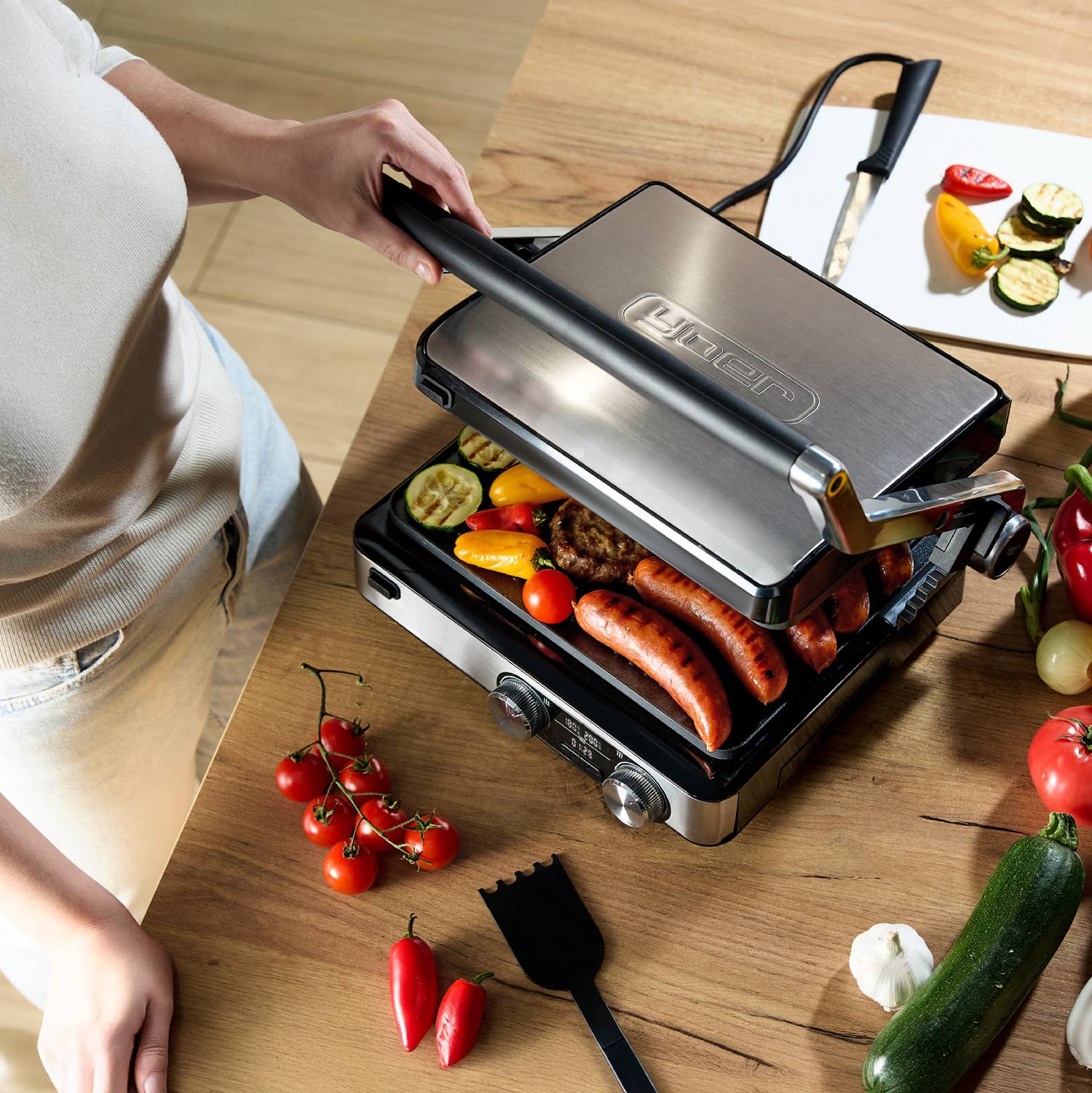 grill elektryczny jak dziła