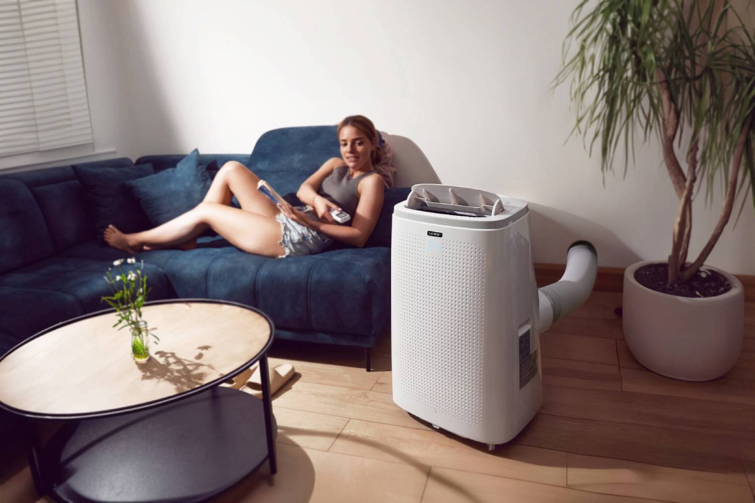 instalacja klimatyzatora przenośnego w wentylacji