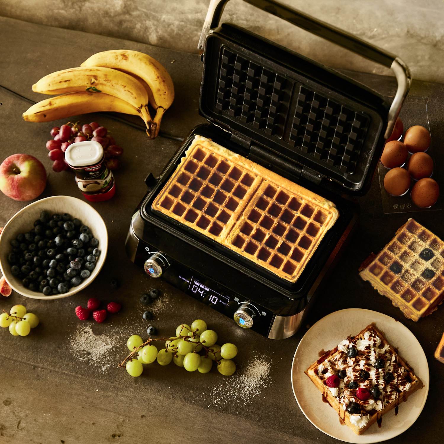 Gofry z gofrownicy Yoer Fluffo
<p style=