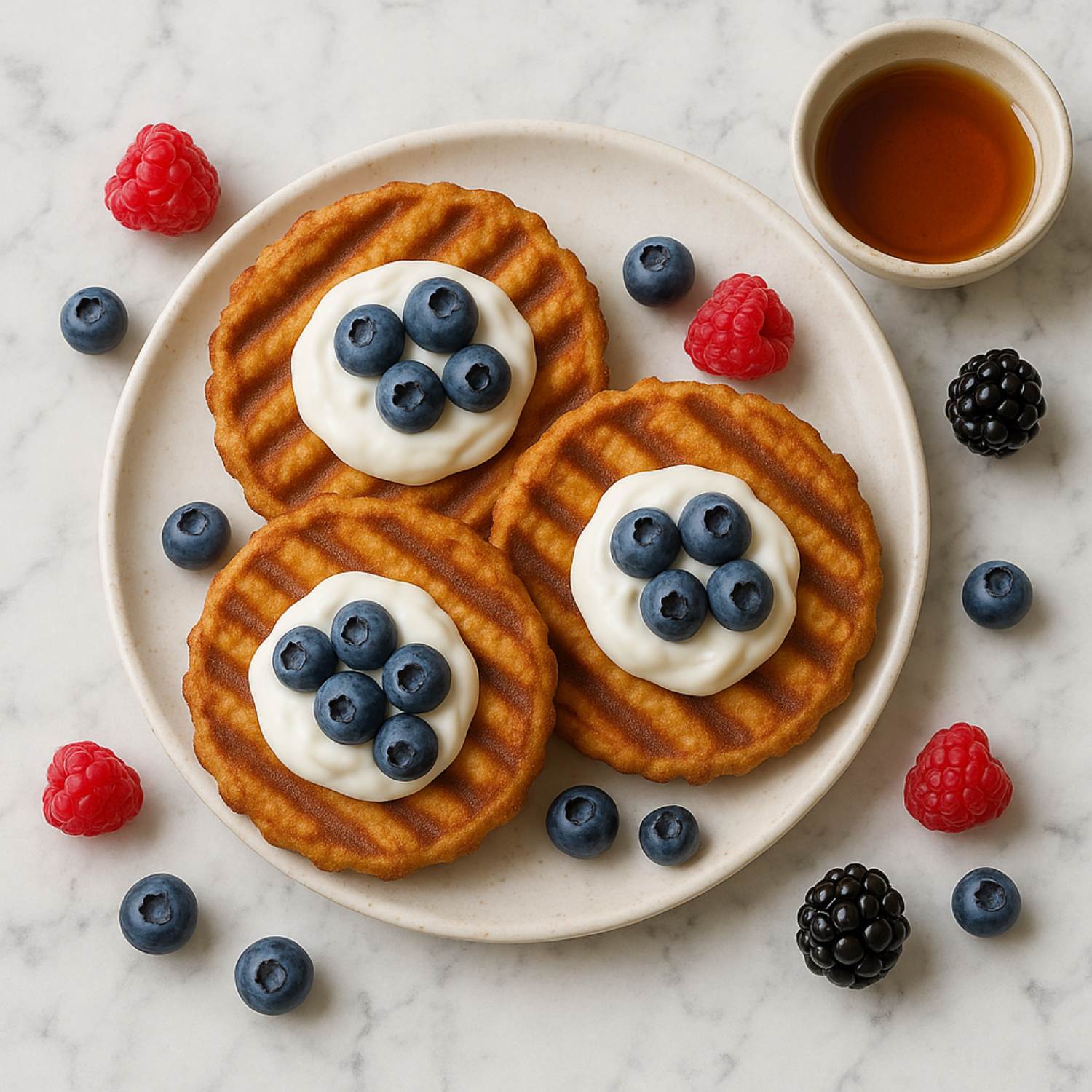 Gofry z grilla elektrycznego
<p style=