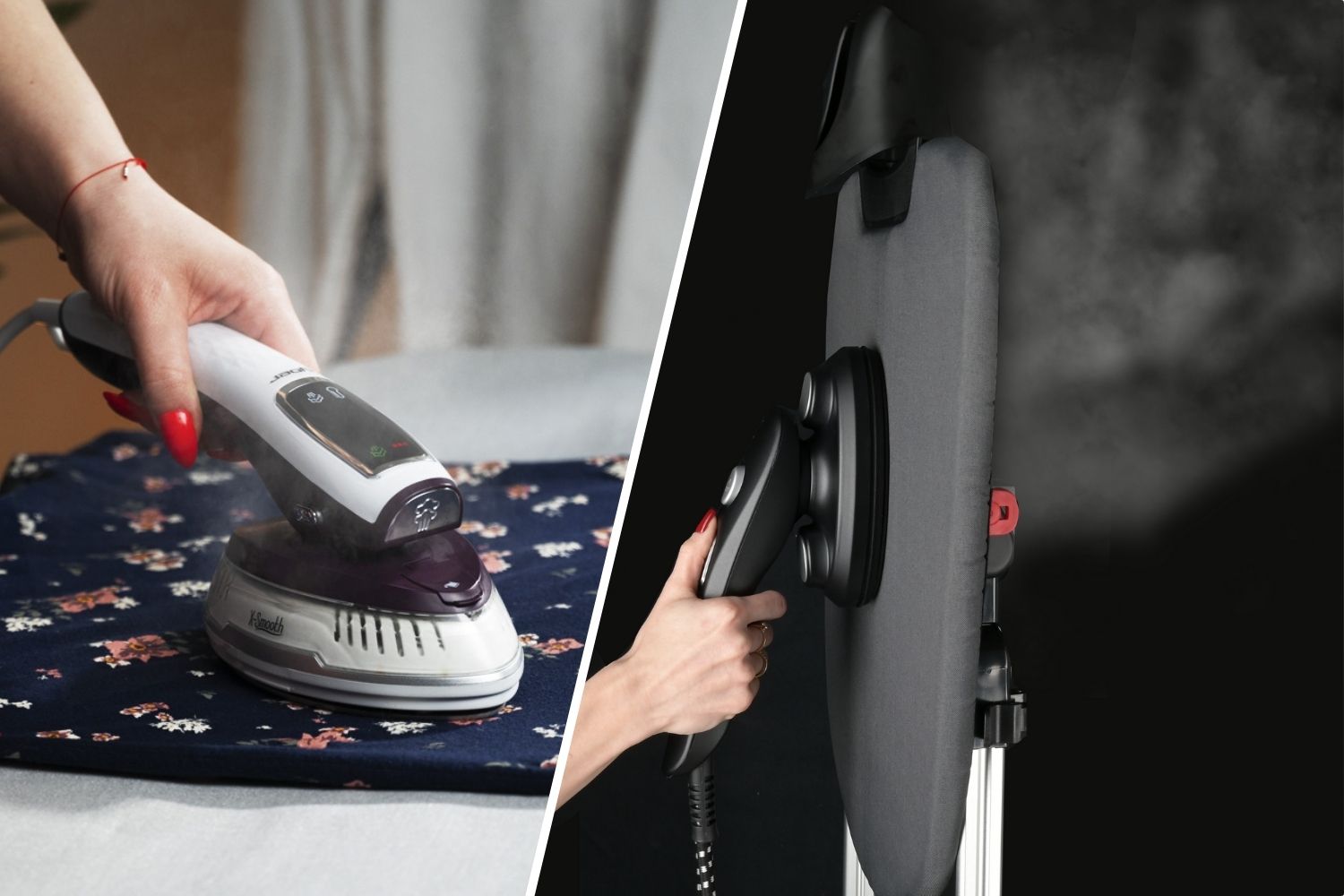 prasowanie żelazkiem parowym