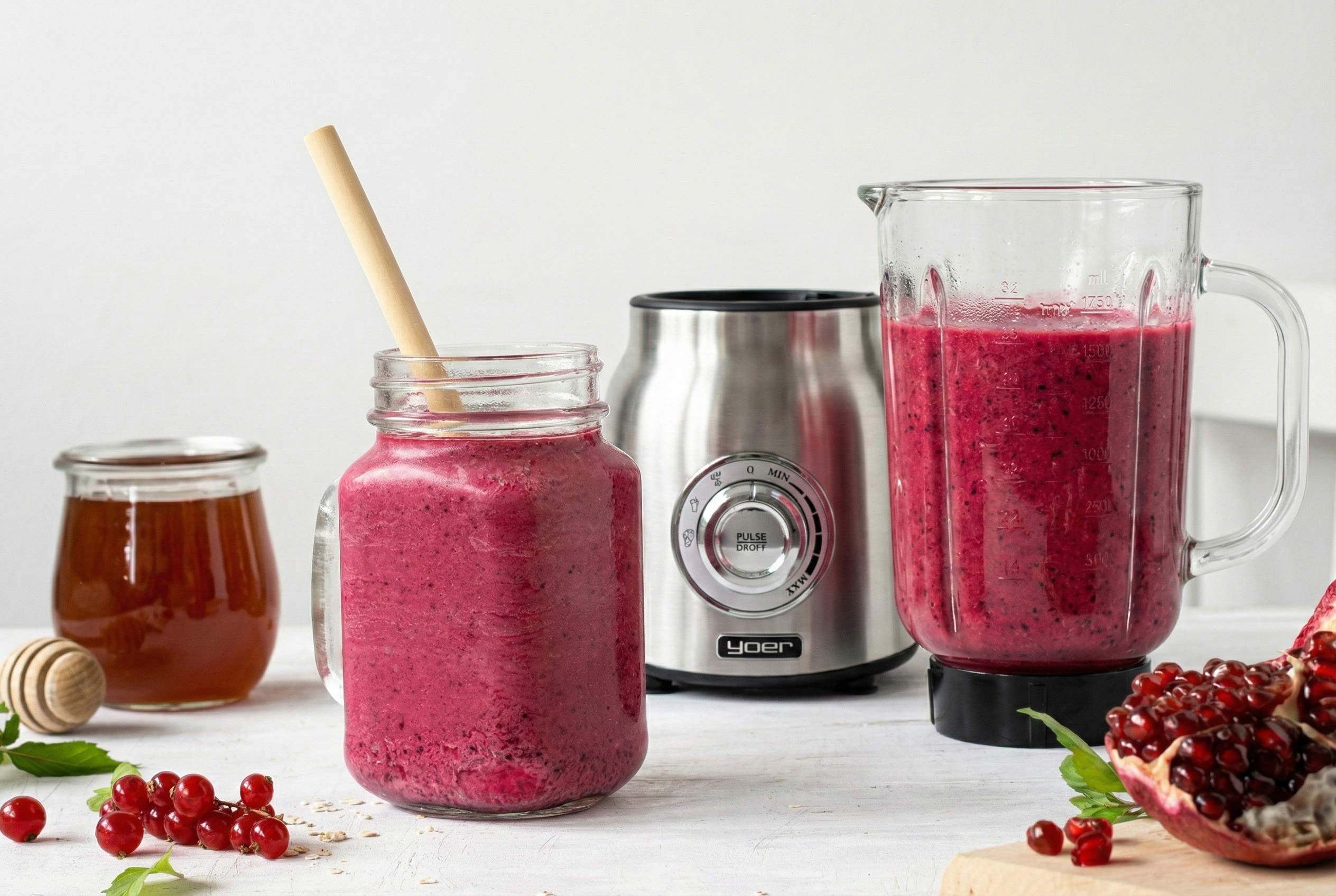  blender-kielichowy-titano-czerwone-smoothie