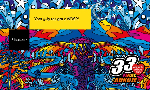 5. raz Yoer gra z WOŚP - 33 produkty na 33. finał