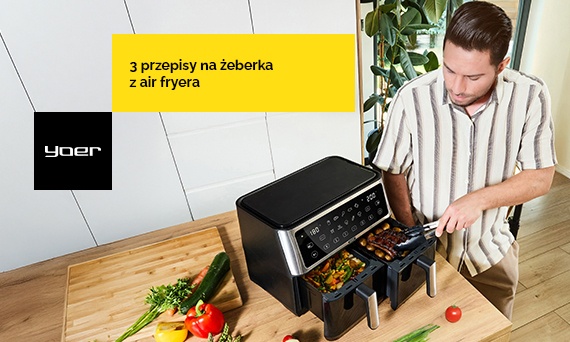 3 przepisy na żeberka z air fryera - BBQ, miodowe i w stylu azjatyckim