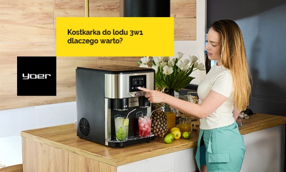 Kostkarka do lodu z dystrybutorem wody i kruszarką – dlaczego warto?