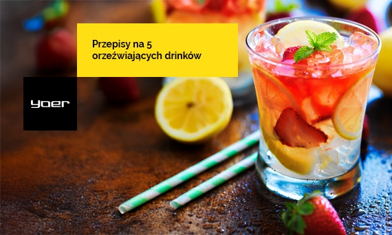 5 przepisów na orzeźwiające drinki z kostkarką do lodu