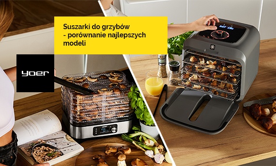 Ranking suszarek do grzybów 2025 - porównanie najlepszych modeli suszarek do grzybów Yoer