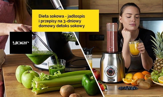 Dieta sokowa - jadłospis i przepisy na 3-dniowy domowy detoks sokowy
