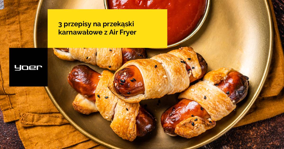 3 Przepisy na karnawałowe przekąski z Air Fryera 
