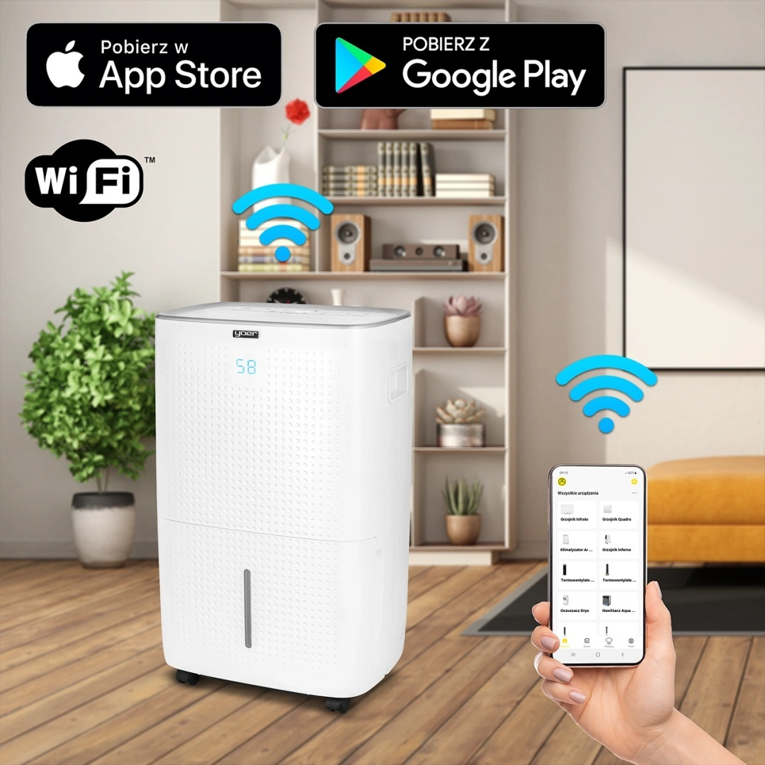 Osuszacz powietrza Yoer Secco DE01W z pompą