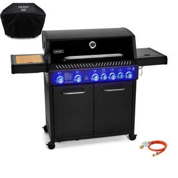 GG05BK ZESTAW Grill gazowy Yoer BeefBaron 5+2 +Pokrowiec