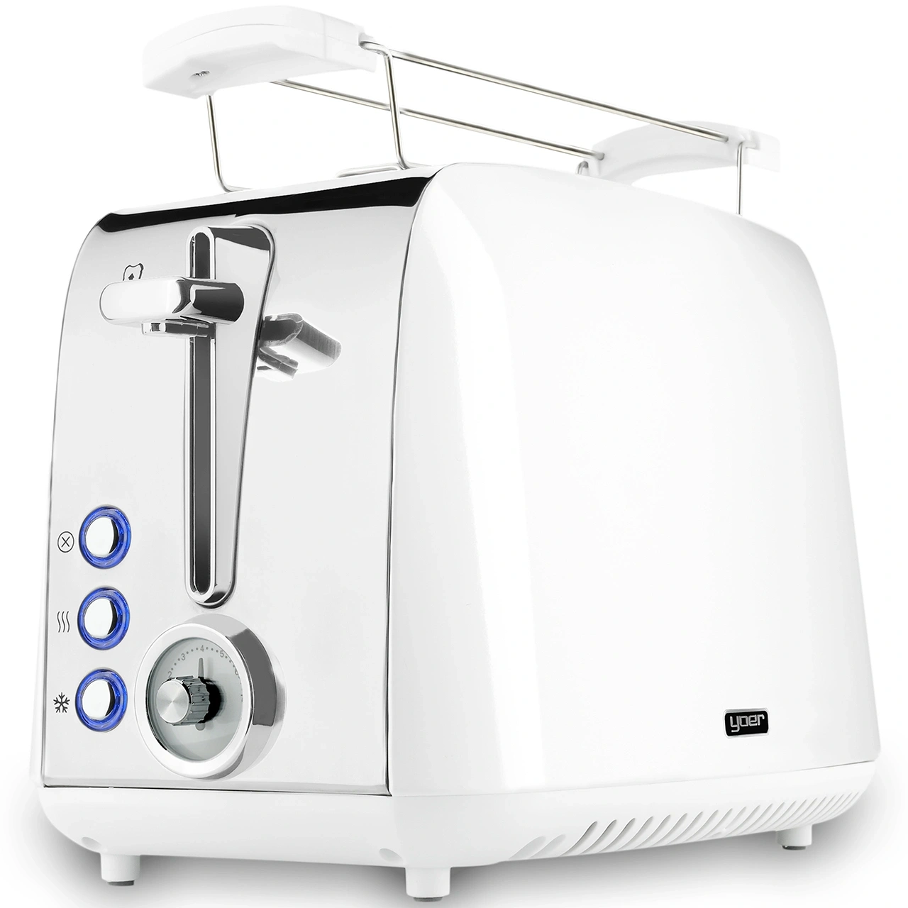 Toster Opiekacz Crystal Yoer T02W z rusztem na bułki