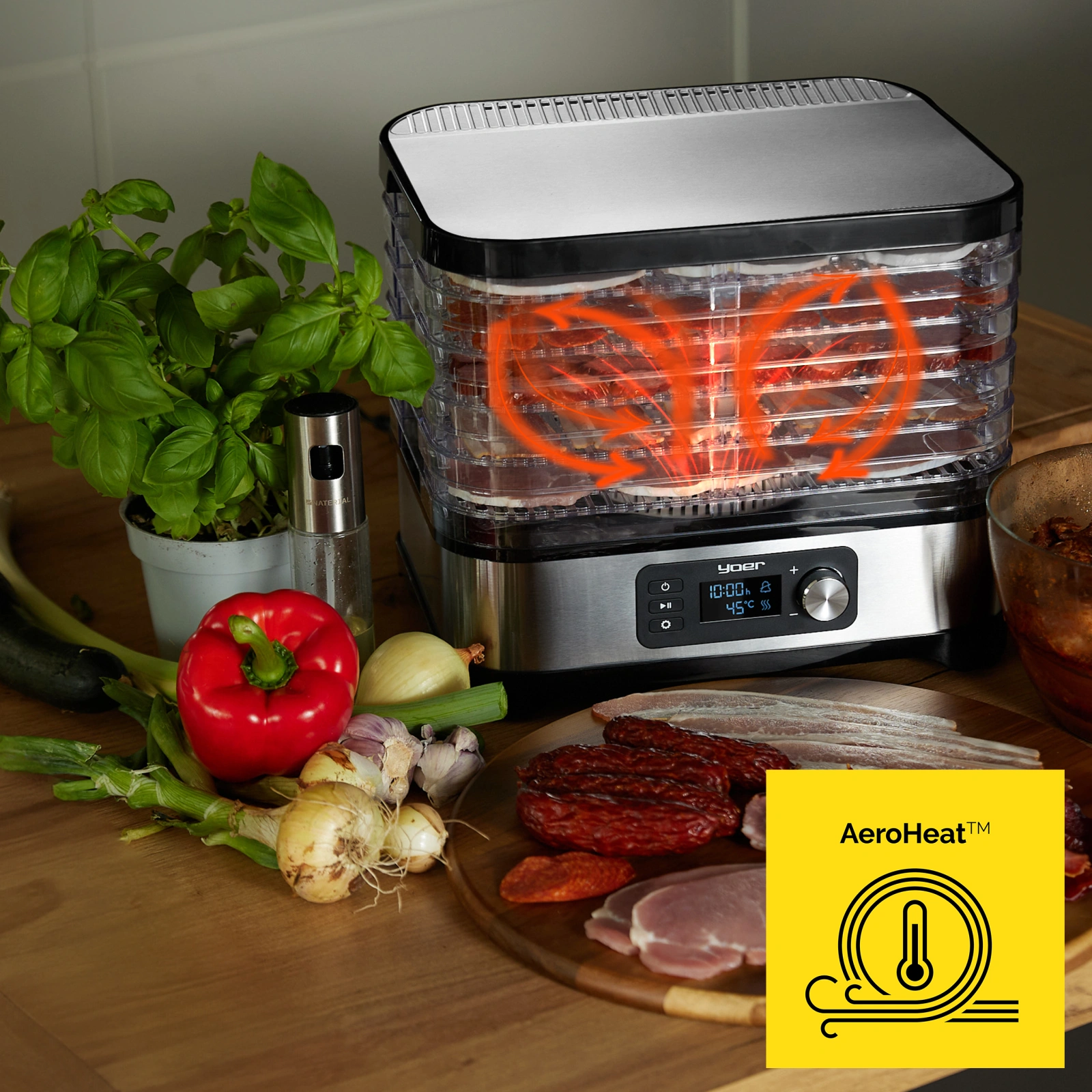 Suszarka do grzybów, owoców, warzyw Yoer VitaSave FD01S