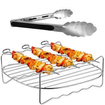 Zestaw do szaszłyków do frytkownicy beztłuszczowej Yoer AF01BK, AF04BK
