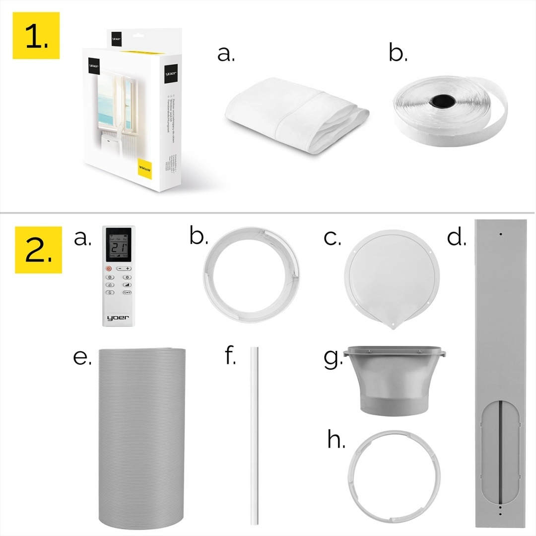 Przenośny Klimatyzator Yoer Arctico Pro PAC02W