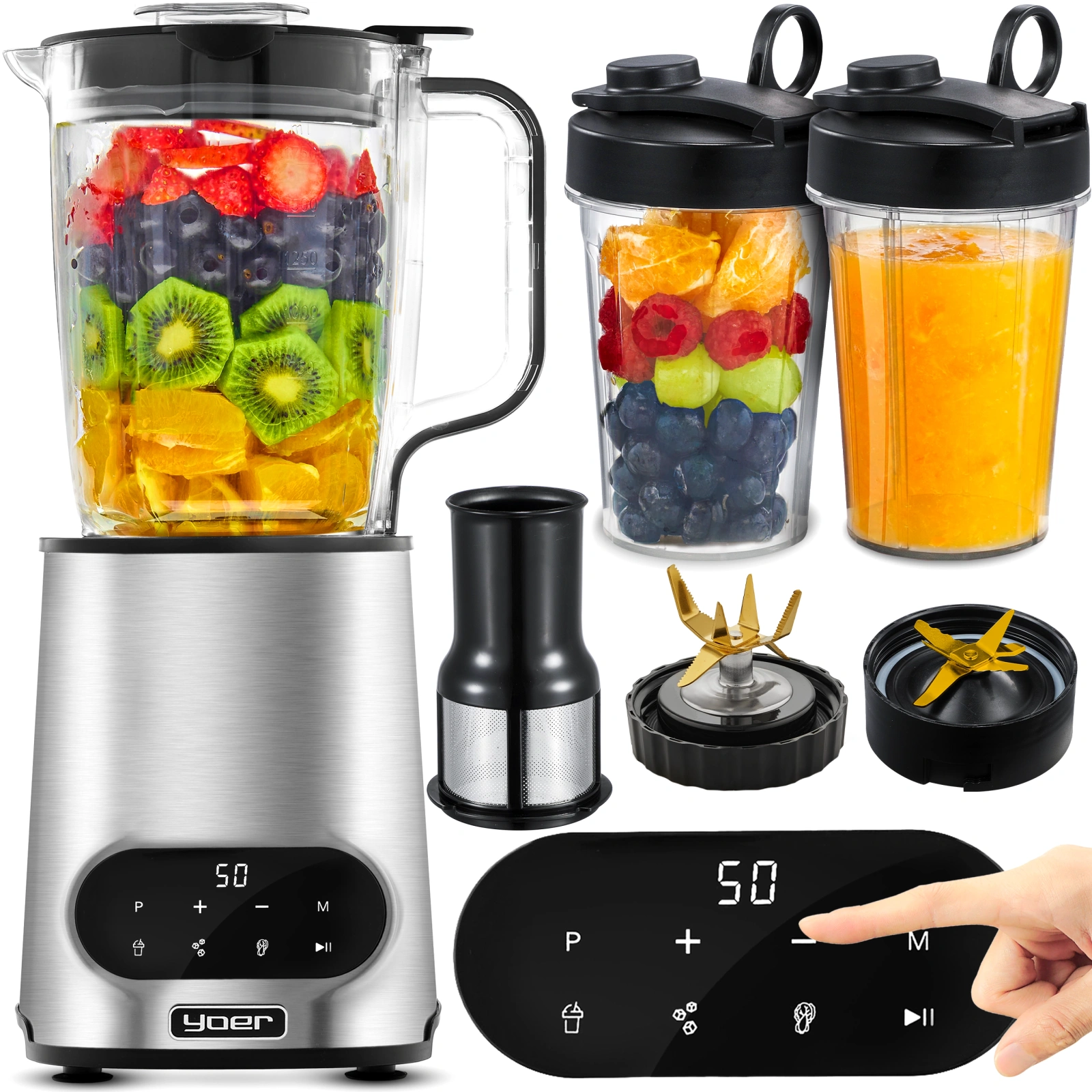 Blender kielichowy Yoer Vitalio JB04S