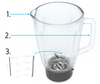 Blender kielichowy Yoer Triplo JB02S