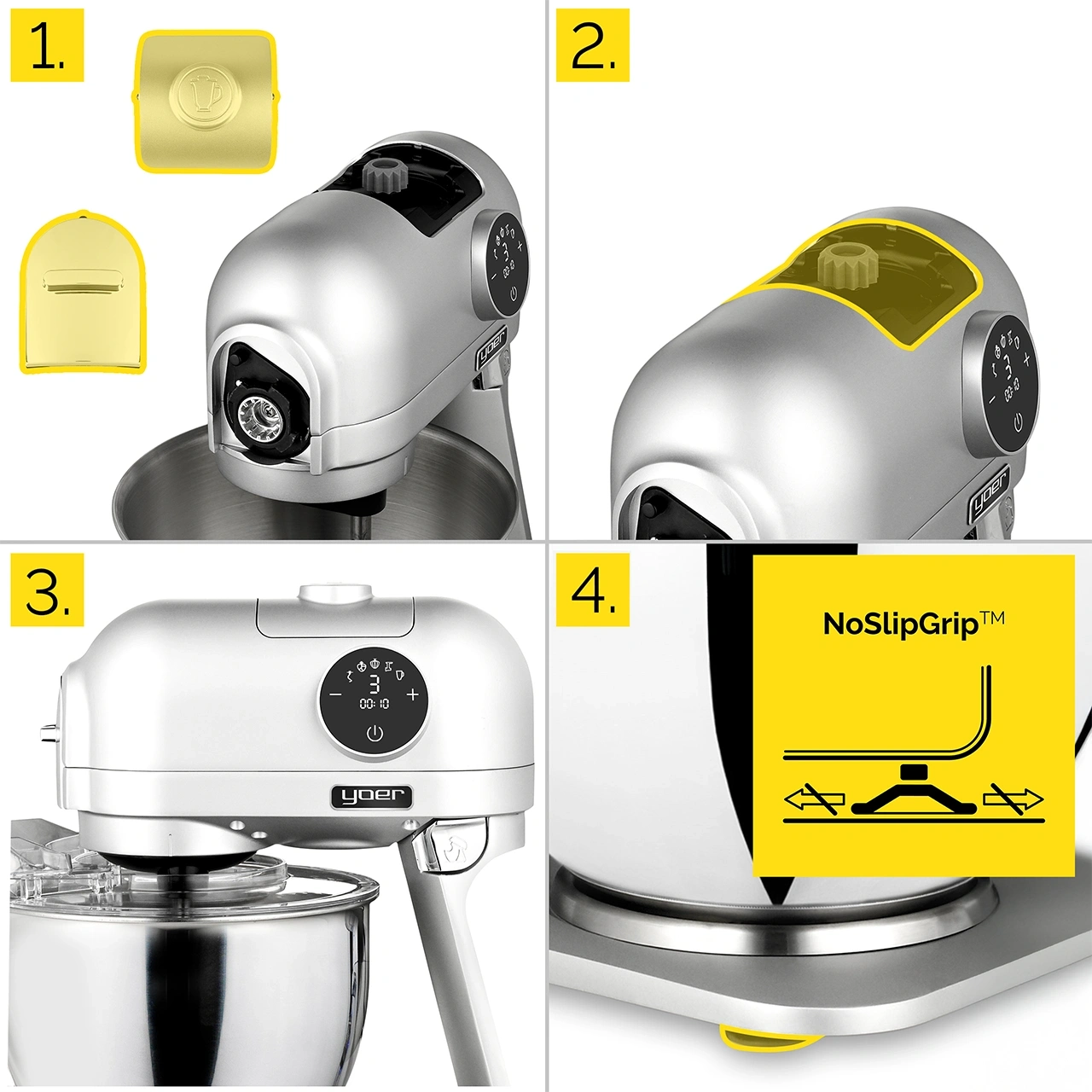 Planetarny robot kuchenny Yoer Astralo KM03S