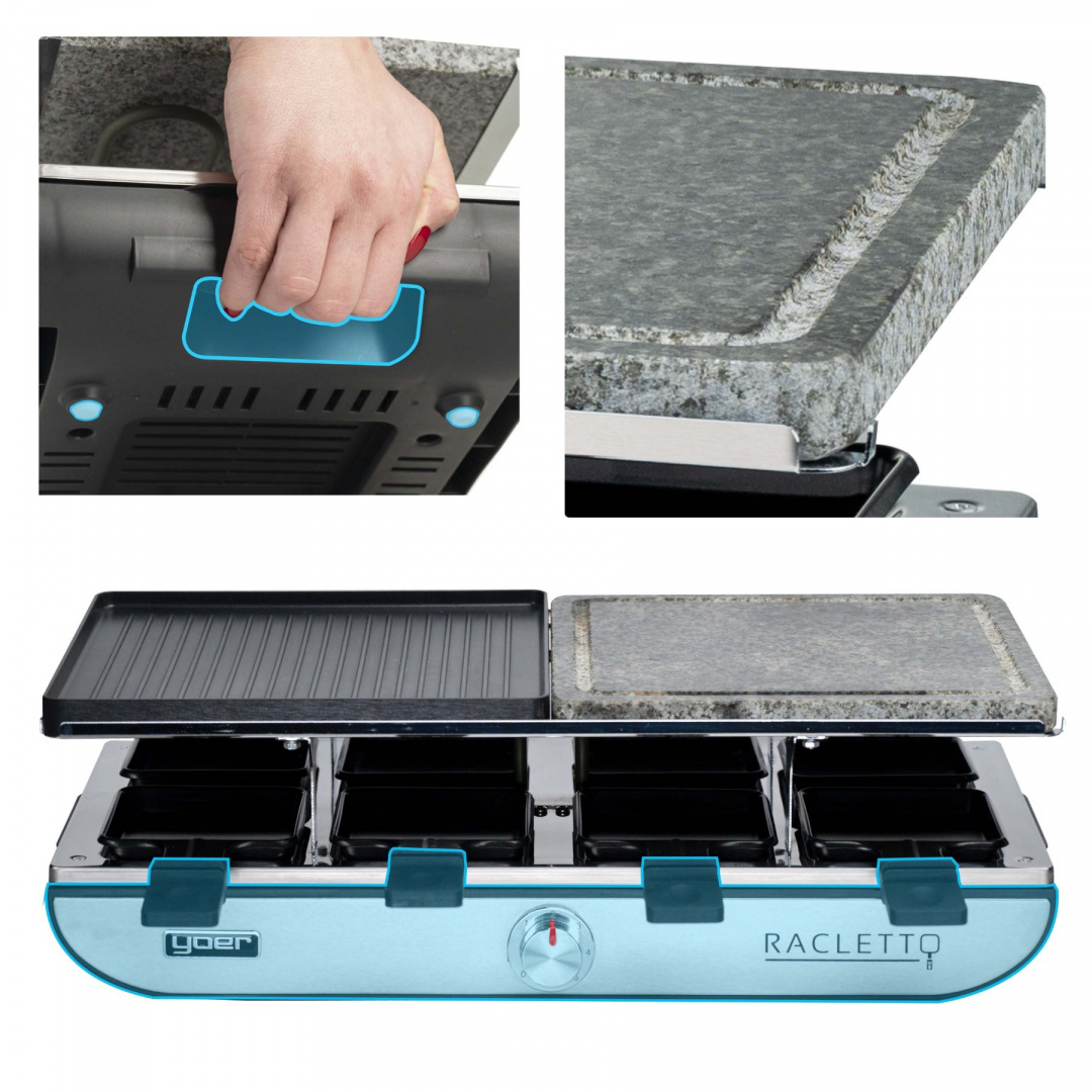 Grill elektryczny raclette Yoer Racletto ERG04S