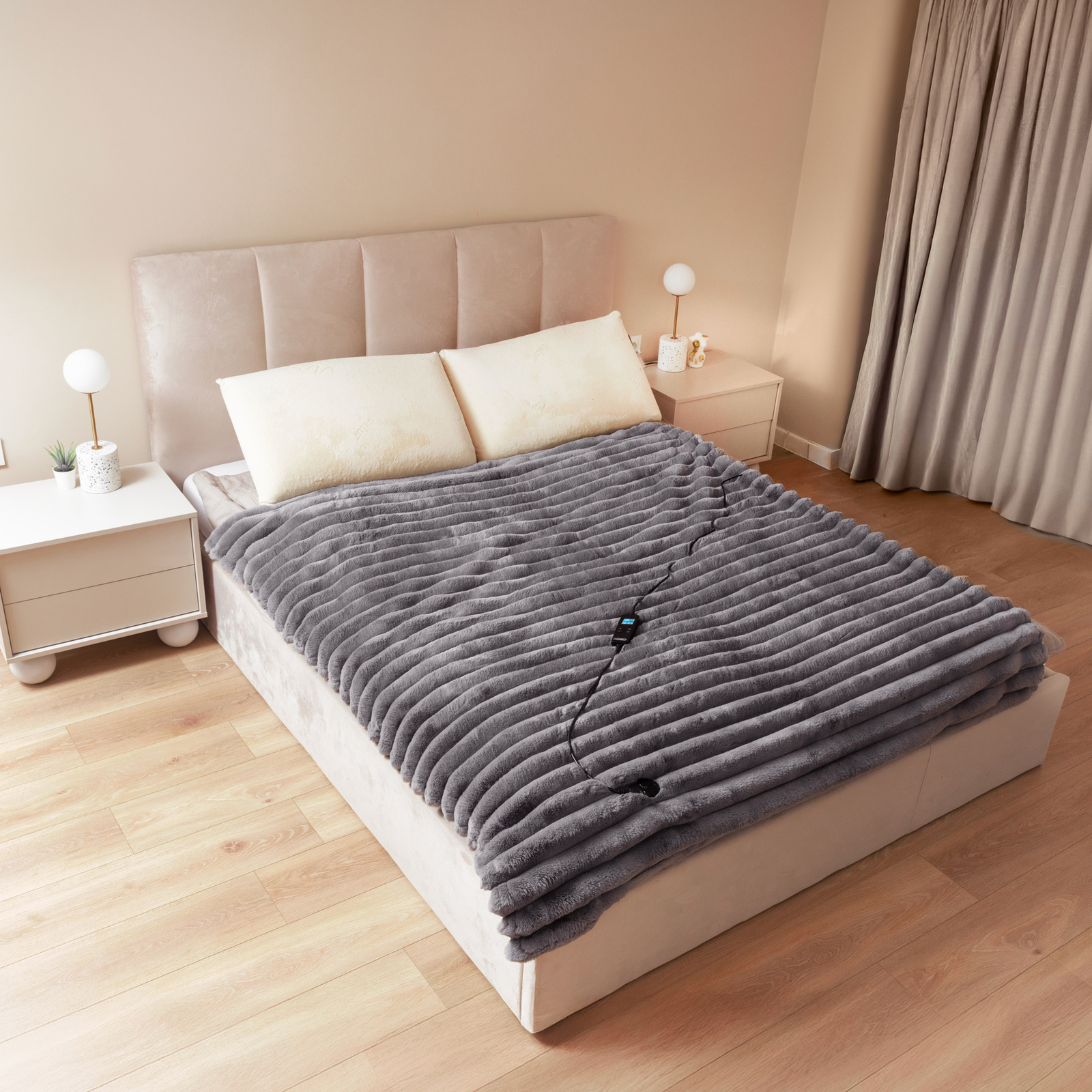 Koc elektryczny Yoer Fuzzo EB03G 180x160 cm