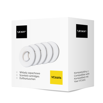 Zestaw wkładów zapachowych do odkurzacza Yoer VC02G