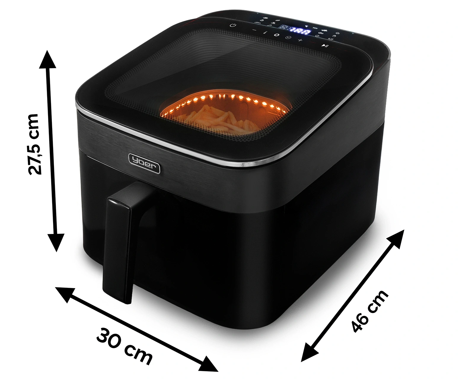 Air Fryer Frytkownica beztłuszczowa Yoer FryVision AF04BK