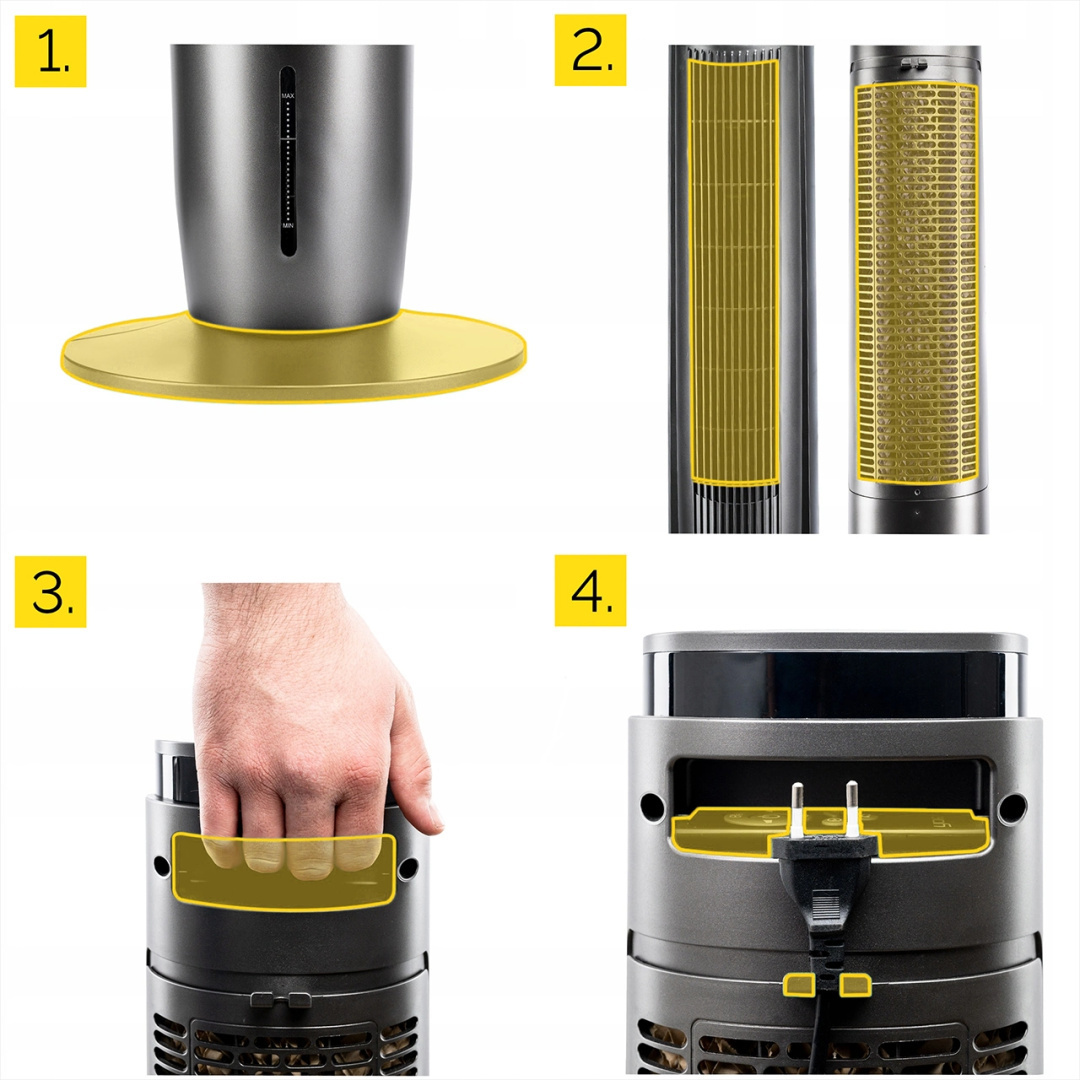 Klimator - wentylator kolumnowy Yoer Cascado TFC06G