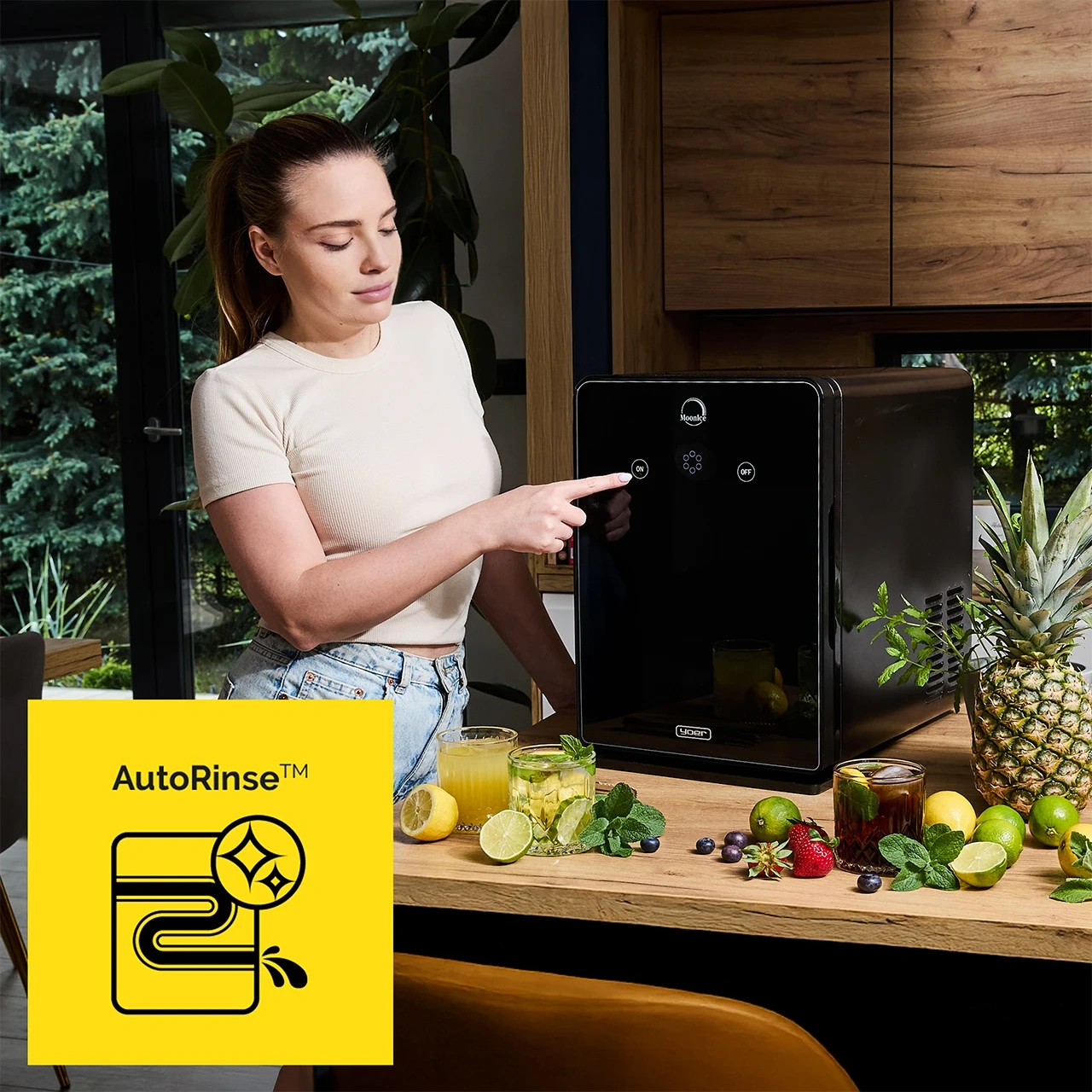 Kostkarka do lodu Yoer MoonIce IM04BK