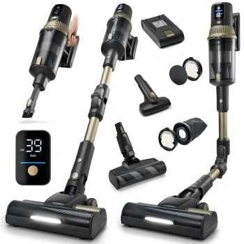 VC03G ZESTAW Odkurzacz pionowy Yoer UltimateDynamics + Bateria + Zestaw 2 filtrów + Worek na kurz z filtrem HEPA + Szczotka do dywanów + Szczotka do wyczesywania sierści zwierząt