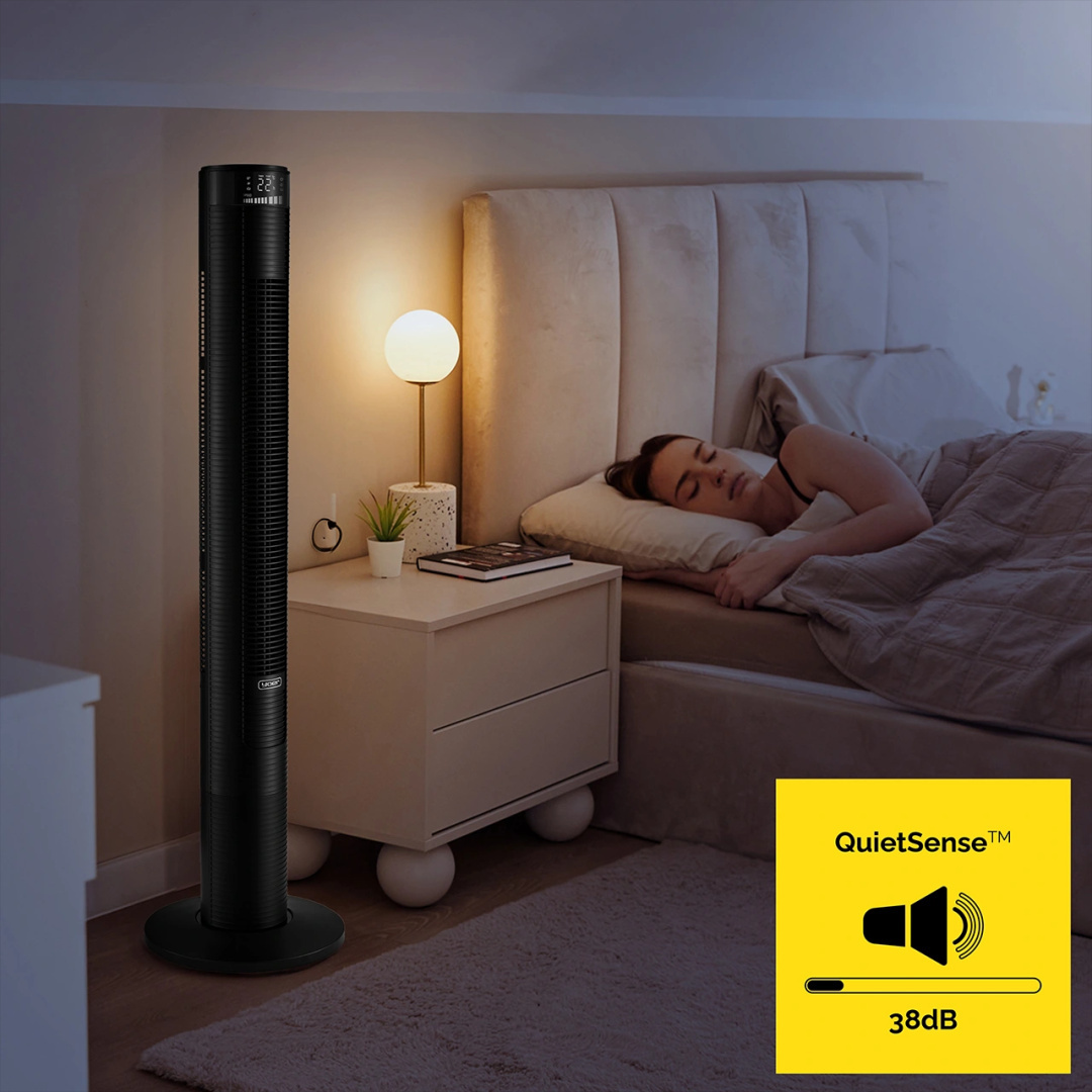 Wentylator kolumnowy i jonizator XXL Yoer Spiro TF03BK