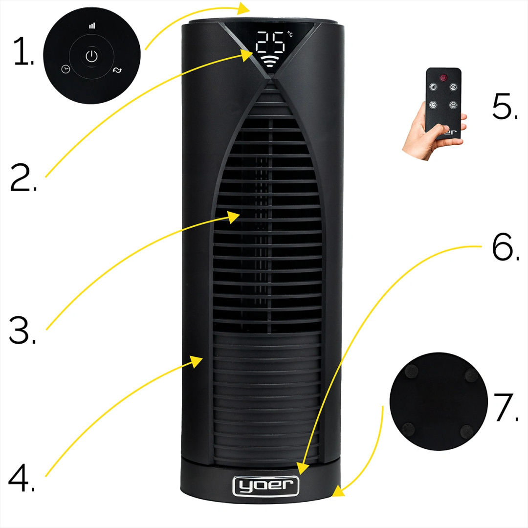 Wentylator kolumnowy Yoer Turo Pro TF05BK