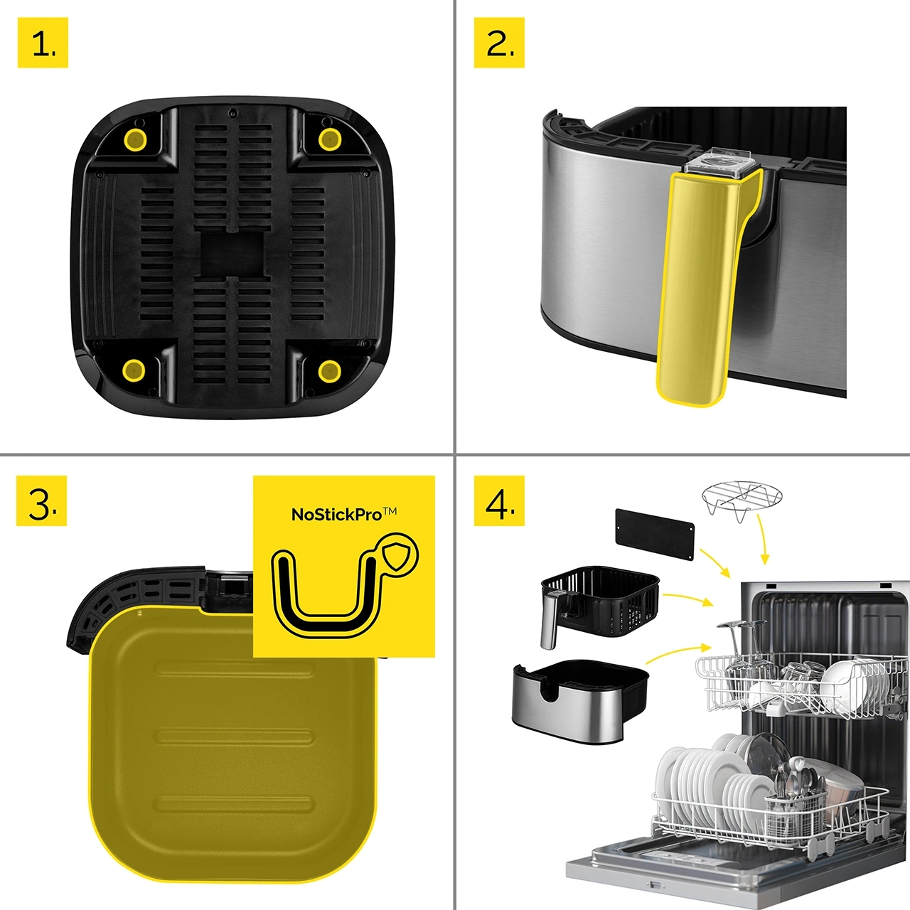 Air Fryer Frytkownica beztłuszczowa Yoer Crispo AF01BK