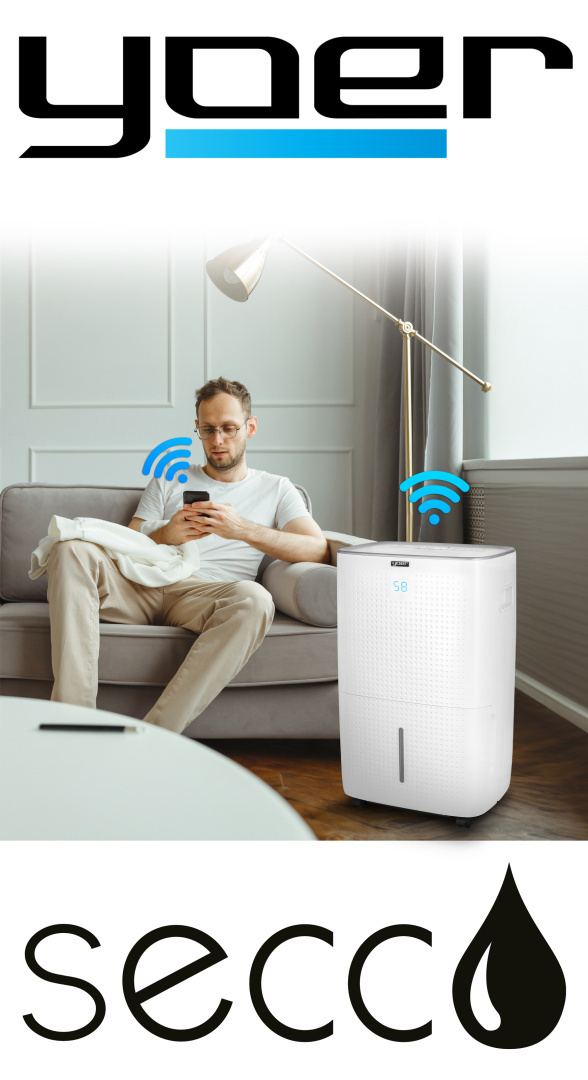Osuszacz powietrza Yoer Secco DE01W z pompą