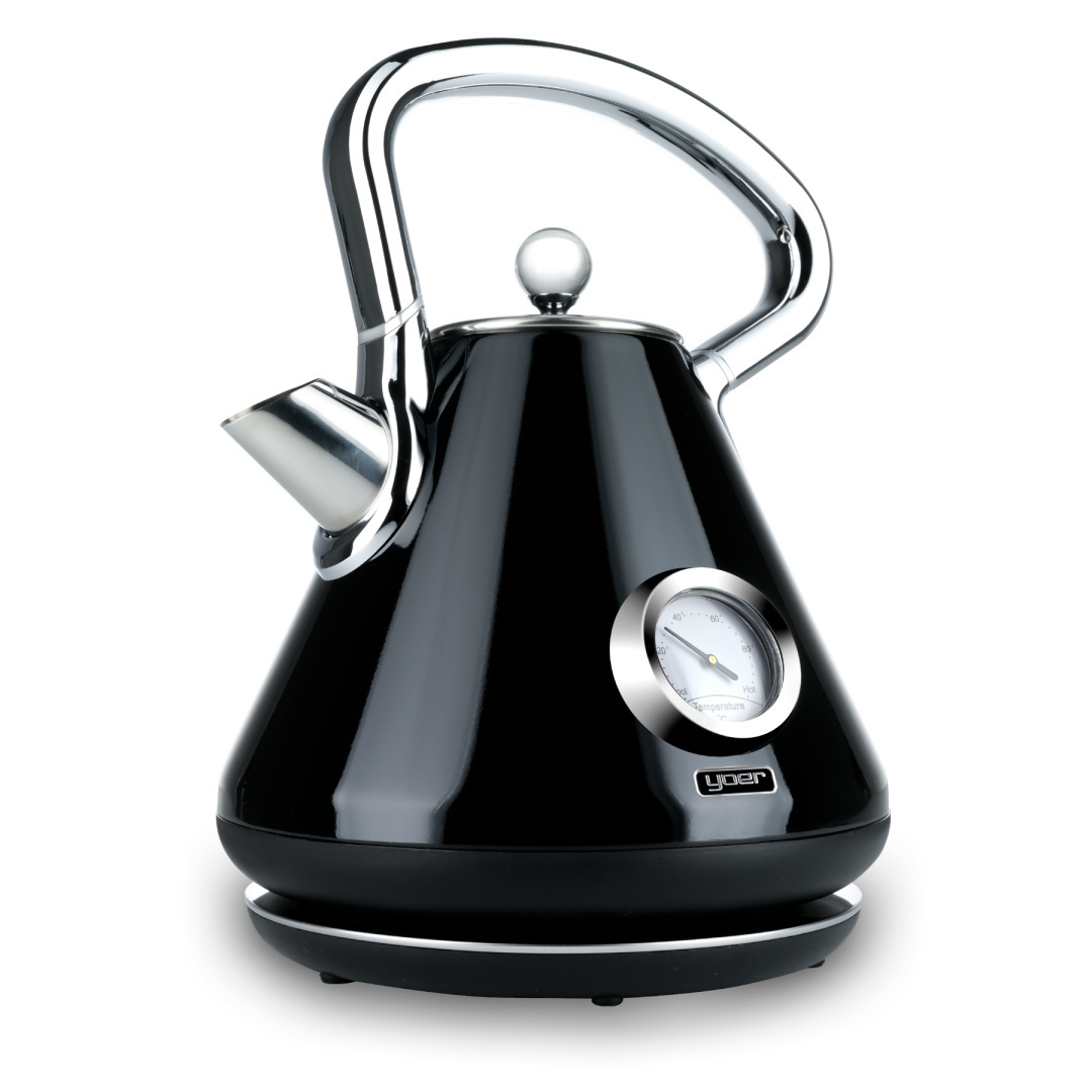 ZESTAW Czajnik elektryczny Yoer EK02BK + Toster Yoer T02BK seria Crystal