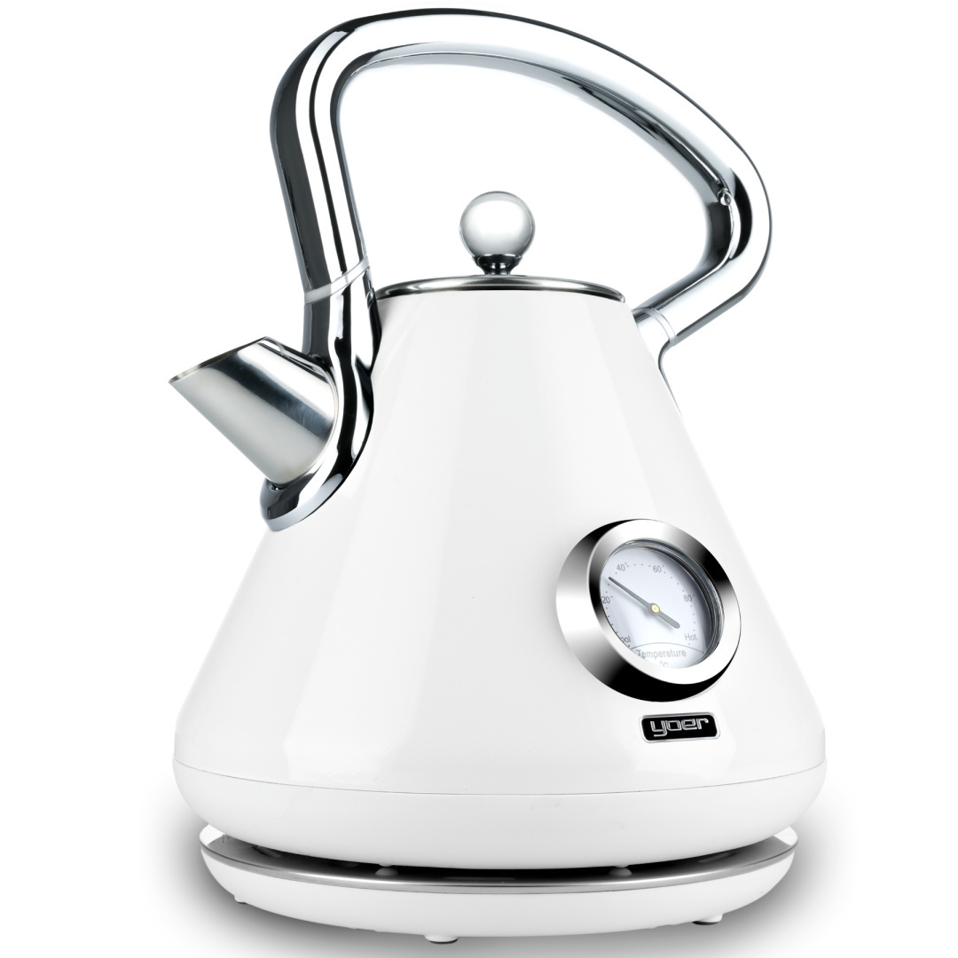 ZESTAW Czajnik elektryczny Yoer EK02W + Toster Yoer T02W seria Crystal