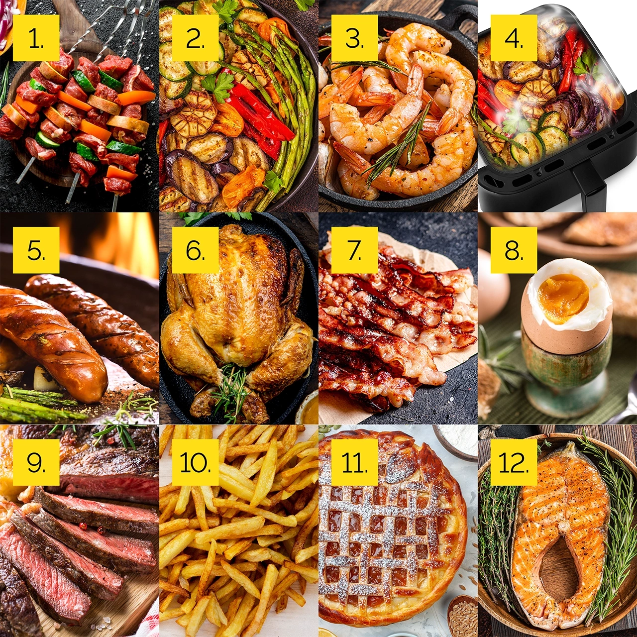 Air Fryer Frytkownica beztłuszczowa Yoer FryVision AF04BK